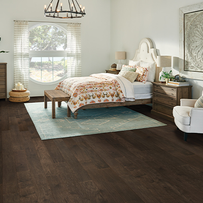 area rug in bedroom